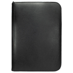 Vivid 4-Pocket Zippered PRO-Binder - black